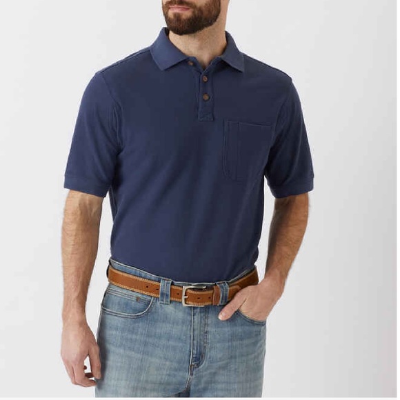 NWT Duluth Trading Polo Shirt, Size 2XLl Tall - Picture 2 of 9